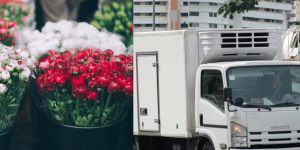 cold-flower-delivery-truck